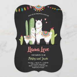 Llama Baby Dusche Einladung Llama Liebe Fiesta