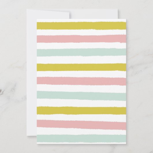 Llama Baby Mama Gender Neutral Dusche Einladung (Rückseite)