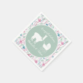 Llama-Baby-Party Serviette (Ecke)