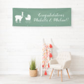 Llama Baby Shower Banner (Insitu)