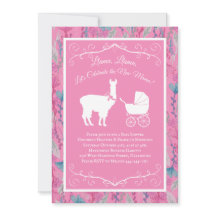 Llama Baby Shower Niedlich Pink Girl Mama Einladun