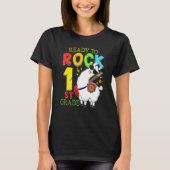 Llama bereit zum Rock First Class 1. T-Shirt (Vorderseite)
