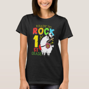 Llama bereit zum Rock First Class 1. T-Shirt