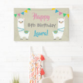 Llama Birthday Banner (Insitu)