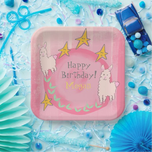 🦙 LLAMA BIRTHDAY PAPPTELLER (Party)