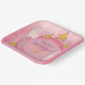 🦙 LLAMA BIRTHDAY PAPPTELLER (Gewinkelt)