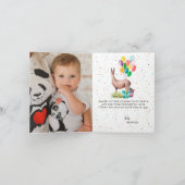 Llama Birthday Party | Foto Vielen Dank für Ihre K Dankeskarte (Innenseite)