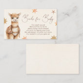 Llama Boho Kinderduschbücher für Baby Begleitkarte (Vorne/Hinten)