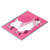 Llama Bride Notizblock (Linke Seite)