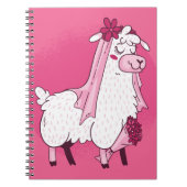 Llama Bride Notizblock (Vorderseite)