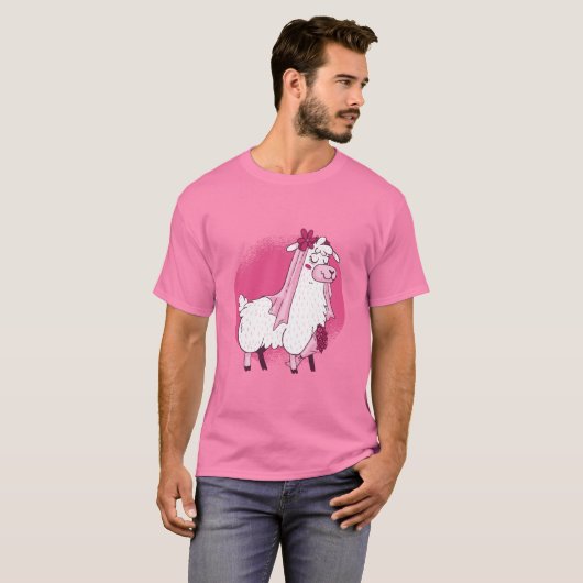 Llama Bride T-Shirt (Vorne ganz)