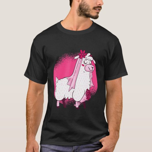 Llama Bride T-Shirt (Vorderseite)