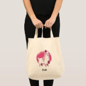 Llama Bride Tote Bag Tragetasche (Vorderseite (Produkt))