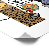 Llama Bridge und Groom Pickleba Poster (Ecke)