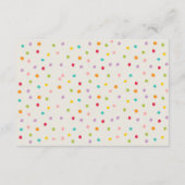 Llama Bringen Sie ein Buch Baby Dusche Fiesta Kakt Begleitkarte (Rückseite)