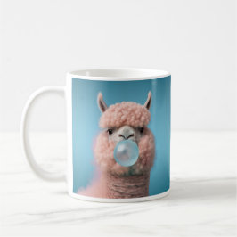 Llama Bubblegum Funny Kaffeetasse