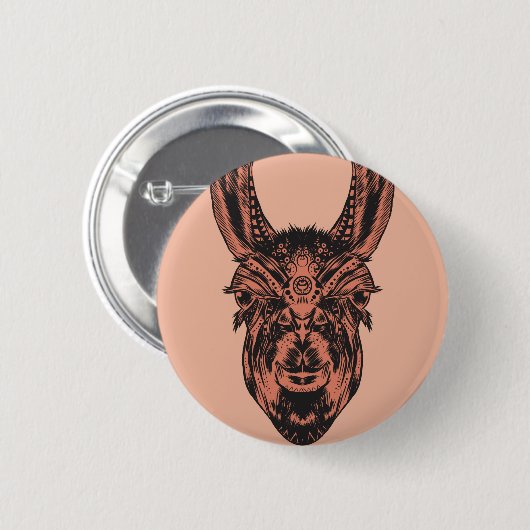 Llama Button (Vorne & Hinten)