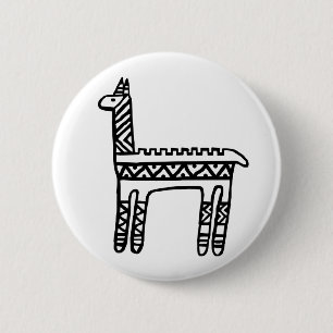 Llama-BW Button