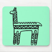 Llama-BW Mousepad (Vorne)