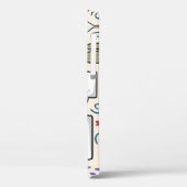 Llama Cactus: HandGezeichnet Nahtloses Design Case-Mate iPhone Hülle (Rückseite / Links)
