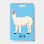Llama cartoon ausweis (Rückseite)