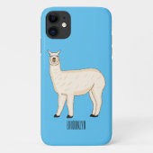 Llama cartoon Case-Mate iPhone hülle (Rückseite)