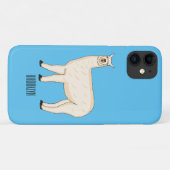 Llama cartoon Case-Mate iPhone hülle (Rückseite (Horizontal))
