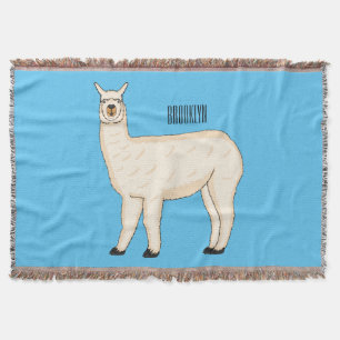 Llama cartoon decke