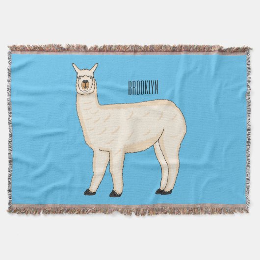 Llama cartoon decke (Vorderseite)