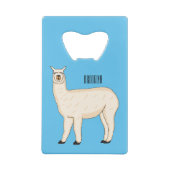 Llama cartoon geldbeutel flaschenöffner (Rückseite)