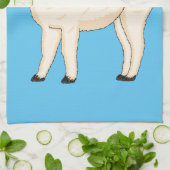 Llama cartoon geschirrtuch (Gefaltet)