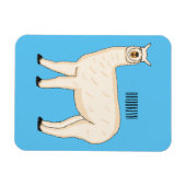 Llama cartoon magnet (Horizontal)
