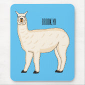 Llama cartoon mousepad (Vorne)