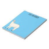 Llama cartoon notizblock (Rotiert)