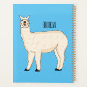 Llama cartoon planer (Rückseite)