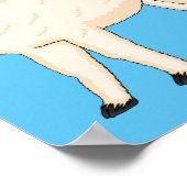 Llama cartoon poster (Ecke)