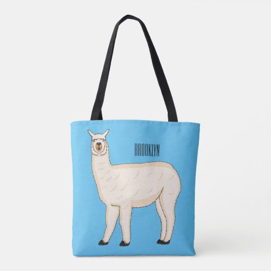 Llama cartoon tasche (Rückseite)