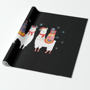 Llama Christmas - Alpaca Weihnachten Geschenkpapier