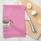 Llama Christmas Kids Niedlich Funny Geschirrtuch (Viertel Falte)