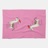 Llama Christmas Kids Niedlich Funny Geschirrtuch (Horizontal)