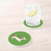 Llama Christmas Kids Niedlich Funny Getränkeuntersetzer (Seite)