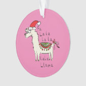Llama Christmas Kids Niedlich Funny Ornament (Vorderseite)