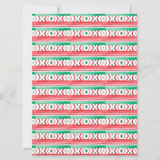 Llama Christmas Party Einladung (Rückseite)