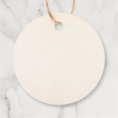 Llama danke dir Baby Dusche Geschenkanhänger (Rückseite)