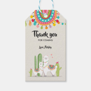 Llama danke Ihnen tags Fiesta Cactus Alpaca Mexica Geschenkanhänger