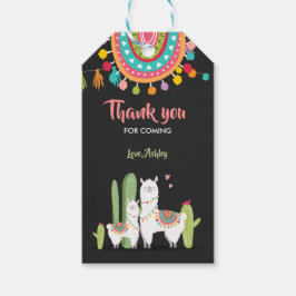 Llama danke Ihnen tags Fiesta Cactus Alpaca Mexica Geschenkanhänger