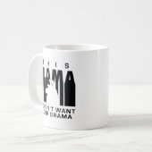 Llama Drama Kaffeetasse (Vorderseite Links)
