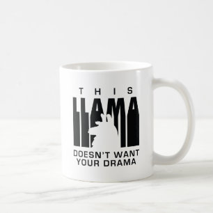 Llama-Drama Kaffeetasse
