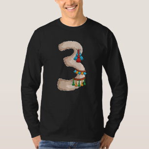 Llama Dritter 3. Geburtstag Party drei 3 Jahre alt T-Shirt