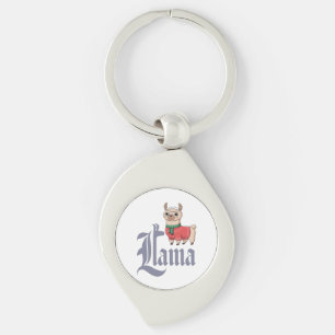Llama: Ein Symbol der wilden Schönheit Schlüsselanhänger